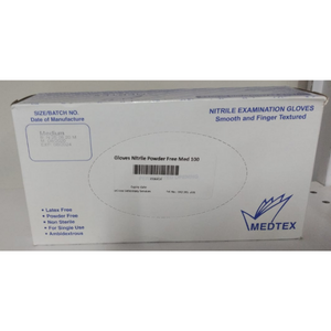 Gloves Nitrile Powder Free (Medium)